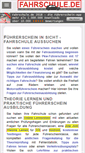 Mobile Screenshot of fahrschule.de